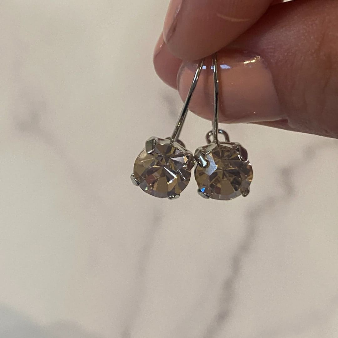 
                  
                    Light Rose Gold Swarovski Crystal Earrings
                  
                