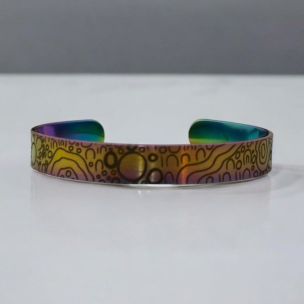 NEW Walking On Country Rainbow Bangle