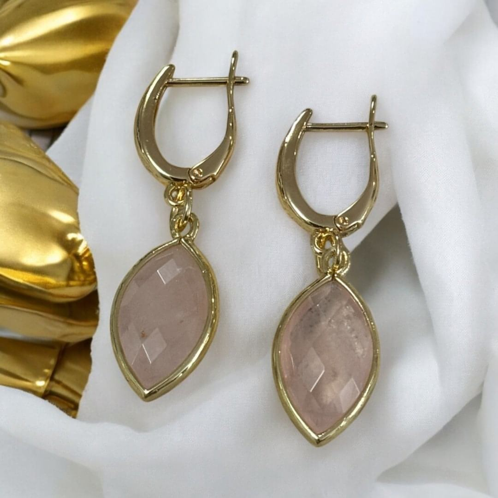 Rose Quartz Earrings (LTD To 4 Pairs)