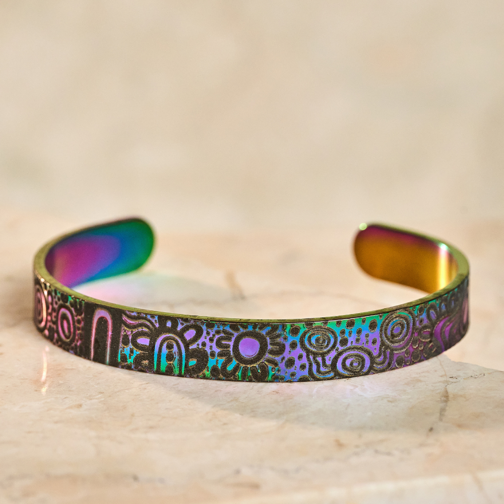 
                  
                    Rainbow Boandik Country Bangle
                  
                