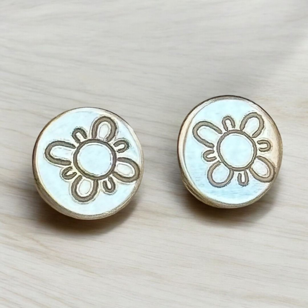 Sterling Silver Gathering Studs