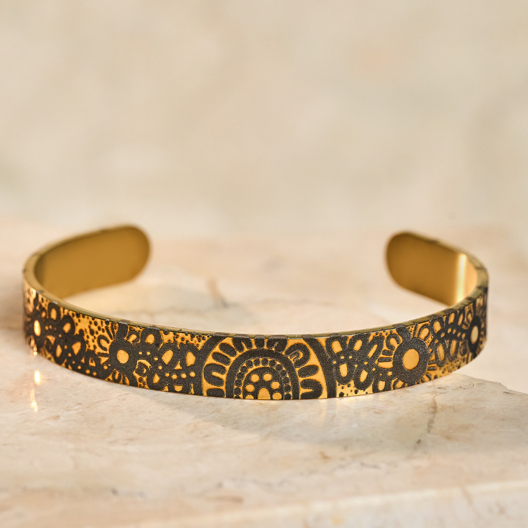 
                  
                    Gold Connection Bangle
                  
                