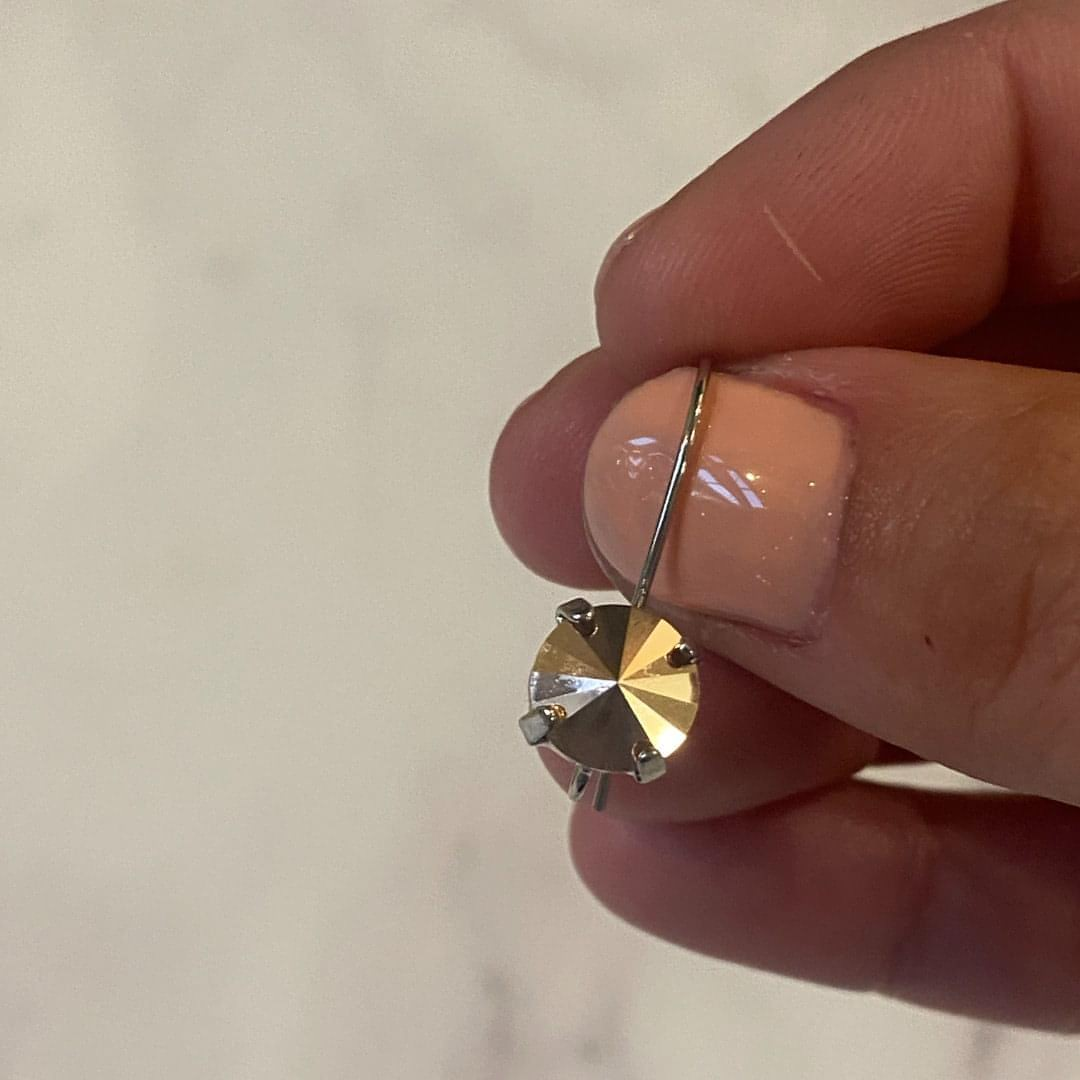 
                  
                    Rose Gold Swarovski Crystal Earrings
                  
                