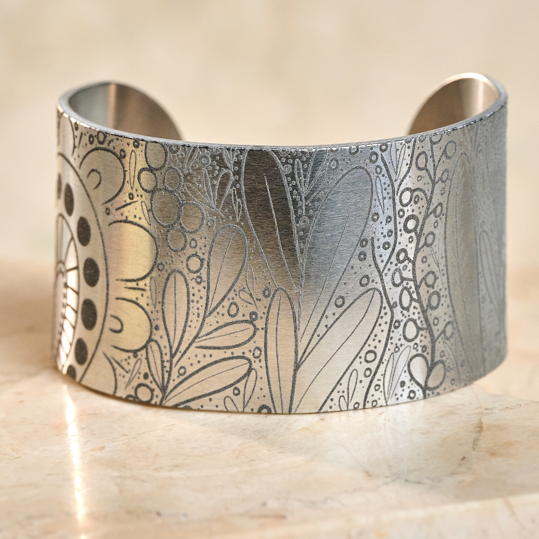 
                  
                    Women Gathering Bush Medicine Bangle
                  
                